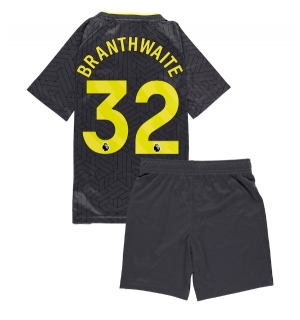 Everton Jarrad Branthwaite #32 Bortedraktsett Barn 2024-25 Kortermet (+ Korte bukser)