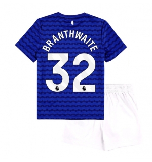 Everton Jarrad Branthwaite #32 Hjemmedraktsett Barn 2025-26 Kortermet (+ Korte bukser)