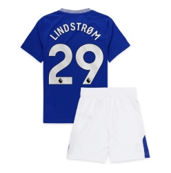 Everton Jesper Lindstrom #29 Hjemmedraktsett Barn 2024-25 Kortermet (+ Korte bukser)