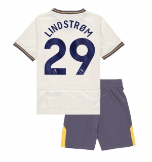 Everton Jesper Lindstrom #29 Tredjedraktsett Barn 2024-25 Kortermet (+ Korte bukser)