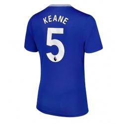 Everton Michael Keane #5 Hjemmedrakt Dame 2024-25 Kortermet