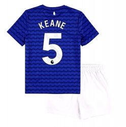 Everton Michael Keane #5 Hjemmedraktsett Barn 2025-26 Kortermet (+ Korte bukser)