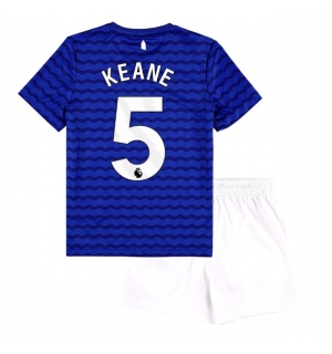 Everton Michael Keane #5 Hjemmedraktsett Barn 2025-26 Kortermet (+ Korte bukser)