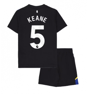 Everton Michael Keane #5 Tredjedraktsett Barn 2025-26 Kortermet (+ Korte bukser)