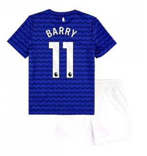 Everton Thierno Barry #11 Hjemmedraktsett Barn 2025-26 Kortermet (+ Korte bukser)