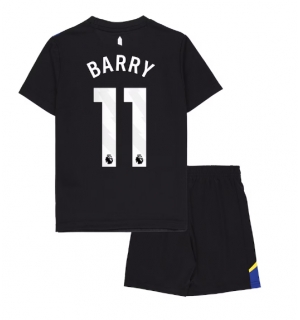 Everton Thierno Barry #11 Tredjedraktsett Barn 2025-26 Kortermet (+ Korte bukser)