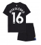 Everton Vitaliy Mykolenko #16 Tredjedraktsett Barn 2025-26 Kortermet (+ Korte bukser)