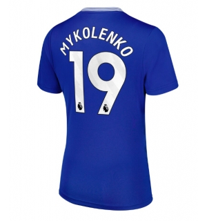 Everton Vitaliy Mykolenko #19 Hjemmedrakt Dame 2024-25 Kortermet