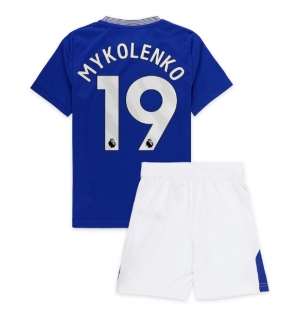 Everton Vitaliy Mykolenko #19 Hjemmedraktsett Barn 2024-25 Kortermet (+ Korte bukser)