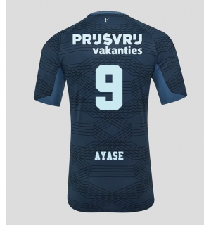 Feyenoord Ayase Ueda #9 Bortedrakt 2025-26 Kortermet