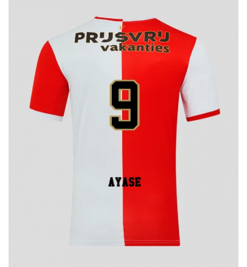 Feyenoord Ayase Ueda #9 Hjemmedrakt 2025-26 Kortermet Feyenoord Ayase Ueda #9 Hjemmedrakt 2025-26 Kortermet