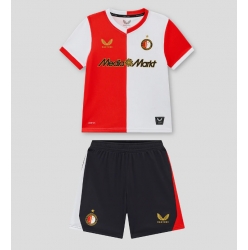 Feyenoord Hjemmedraktsett Barn 2025-26 Kortermet (+ Korte bukser)