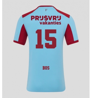 Feyenoord Jordan Bos #15 Tredjedrakt 2025-26 Kortermet
