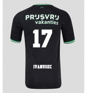 Feyenoord Luka Ivanusec #17 Bortedrakt 2024-25 Kortermet