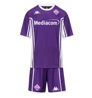 Fiorentina Hjemmedraktsett Barn 2025-26 Kortermet (+ Korte bukser)