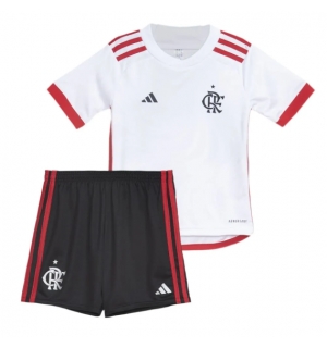 Flamengo Bortedraktsett Barn 2024-25 Kortermet (+ Korte bukser)