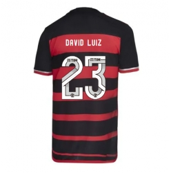 Flamengo David Luiz #23 Hjemmedrakt 2024-25 Kortermet