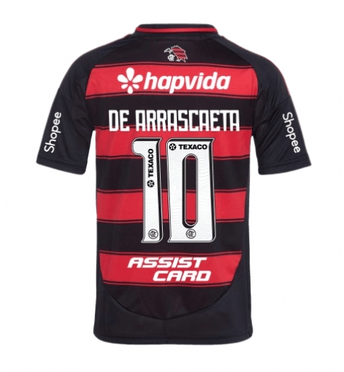 Flamengo Giorgian de Arrascaeta #10 Hjemmedrakt 2025-26 Kortermet Flamengo Giorgian de Arrascaeta #10 Hjemmedrakt 2025-26 Kortermet