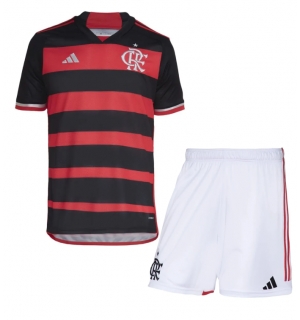 Flamengo Hjemmedraktsett Barn 2024-25 Kortermet (+ Korte bukser)