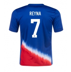 Forente Stater Giovanni Reyna #7 Bortedrakt Copa America 2024 Kortermet