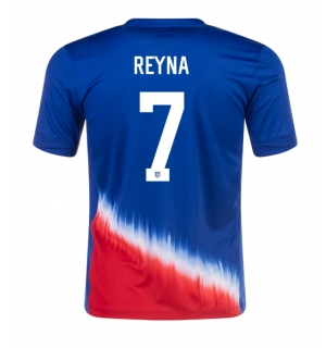 Forente Stater Giovanni Reyna #7 Bortedrakt Copa America 2024 Kortermet