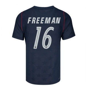 Forente stater Alex Freeman #16 Bortedrakt VM 2026 Kortermet