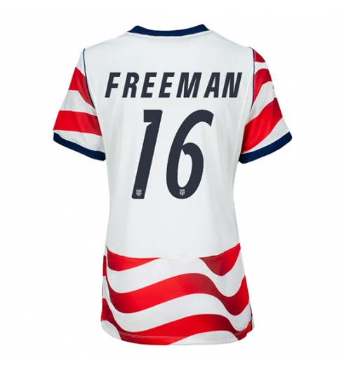 Forente stater Alex Freeman #16 Hjemmedrakt Dame VM 2026 Kortermet Forente stater Alex Freeman #16 Hjemmedrakt Dame VM 2026 Kortermet
