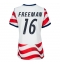 Forente stater Alex Freeman #16 Hjemmedrakt Dame VM 2026 Kortermet Forente stater Alex Freeman #16 Hjemmedrakt Dame VM 2026 Kortermet