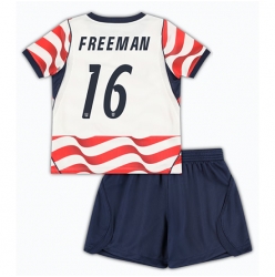 Forente stater Alex Freeman #16 Hjemmedraktsett Barn VM 2026 Kortermet (+ Korte bukser)