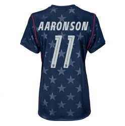 Forente stater Brenden Aaronson #11 Bortedrakt Dame VM 2026 Kortermet