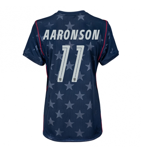 Forente stater Brenden Aaronson #11 Bortedrakt Dame VM 2026 Kortermet Forente stater Brenden Aaronson #11 Bortedrakt Dame VM 2026 Kortermet