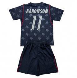 Forente stater Brenden Aaronson #11 Bortedraktsett Barn VM 2026 Kortermet (+ Korte bukser)