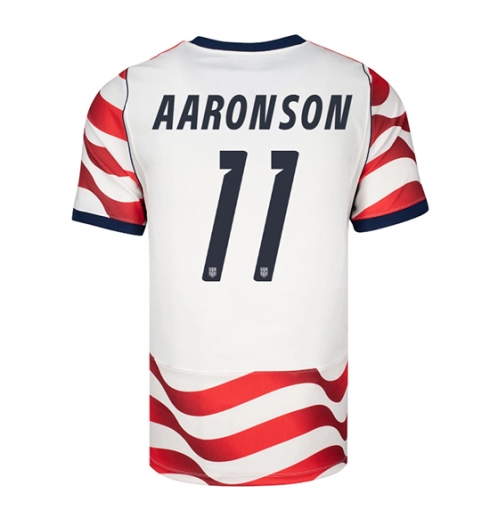 Forente stater Brenden Aaronson #11 Hjemmedrakt VM 2026 Kortermet Forente stater Brenden Aaronson #11 Hjemmedrakt VM 2026 Kortermet