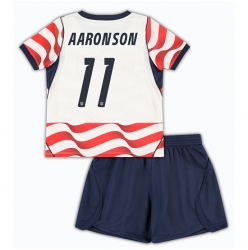Forente stater Brenden Aaronson #11 Hjemmedraktsett Barn VM 2026 Kortermet (+ Korte bukser)