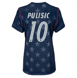 Forente stater Christian Pulisic #10 Bortedrakt Dame VM 2026 Kortermet