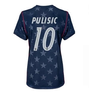 Forente stater Christian Pulisic #10 Bortedrakt Dame VM 2026 Kortermet