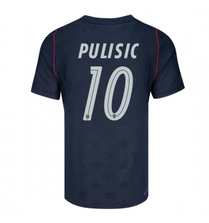 Forente stater Christian Pulisic #10 Bortedrakt VM 2026 Kortermet