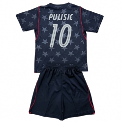 Forente stater Christian Pulisic #10 Bortedraktsett Barn VM 2026 Kortermet (+ Korte bukser)