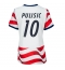 Forente stater Christian Pulisic #10 Hjemmedrakt Dame VM 2026 Kortermet Forente stater Christian Pulisic #10 Hjemmedrakt Dame VM 2026 Kortermet