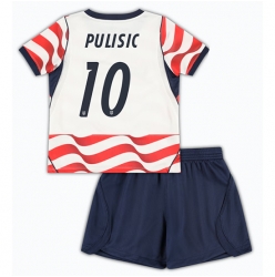 Forente stater Christian Pulisic #10 Hjemmedraktsett Barn VM 2026 Kortermet (+ Korte bukser)