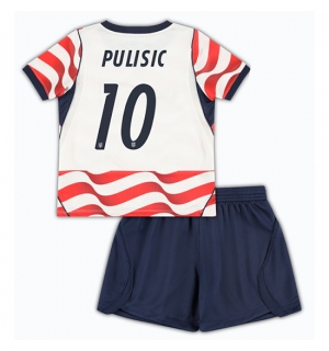 Forente stater Christian Pulisic #10 Hjemmedraktsett Barn VM 2026 Kortermet (+ Korte bukser)