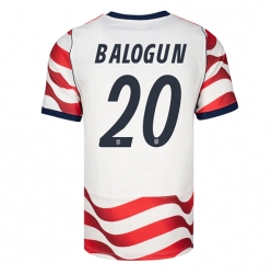 Forente stater Folarin Balogun #20 Hjemmedrakt VM 2026 Kortermet