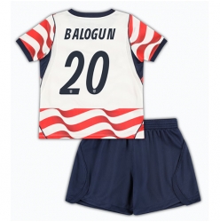 Forente stater Folarin Balogun #20 Hjemmedraktsett Barn VM 2026 Kortermet (+ Korte bukser)