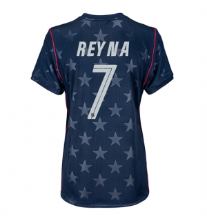 Forente stater Giovanni Reyna #7 Bortedrakt Dame VM 2026 Kortermet