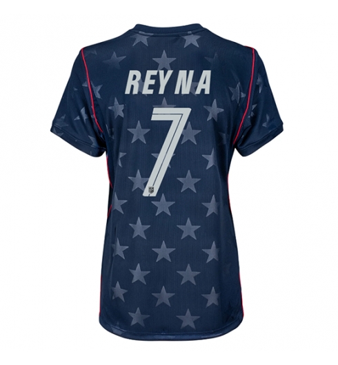 Forente stater Giovanni Reyna #7 Bortedrakt Dame VM 2026 Kortermet Forente stater Giovanni Reyna #7 Bortedrakt Dame VM 2026 Kortermet