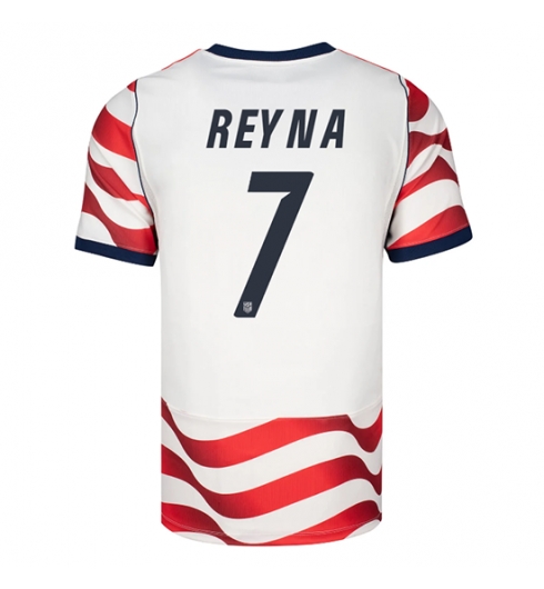 Forente stater Giovanni Reyna #7 Hjemmedrakt VM 2026 Kortermet Forente stater Giovanni Reyna #7 Hjemmedrakt VM 2026 Kortermet