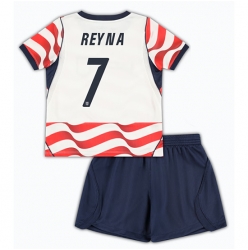 Forente stater Giovanni Reyna #7 Hjemmedraktsett Barn VM 2026 Kortermet (+ Korte bukser)