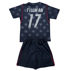 Forente stater Malik Tillman #17 Bortedraktsett Barn VM 2026 Kortermet (+ Korte bukser)