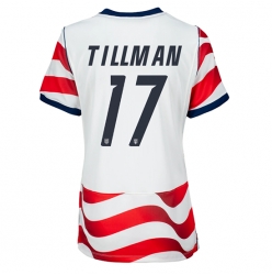 Forente stater Malik Tillman #17 Hjemmedrakt Dame VM 2026 Kortermet