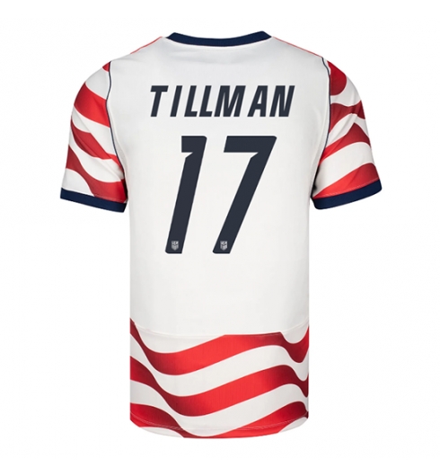 Forente stater Malik Tillman #17 Hjemmedrakt VM 2026 Kortermet Forente stater Malik Tillman #17 Hjemmedrakt VM 2026 Kortermet